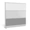 Luxor Modular Wall Room Divider System - Silver Frame - 70in. x 70in. Add-On Wall - Wide Paneling MW-7070-XWCGWG - alternate 2